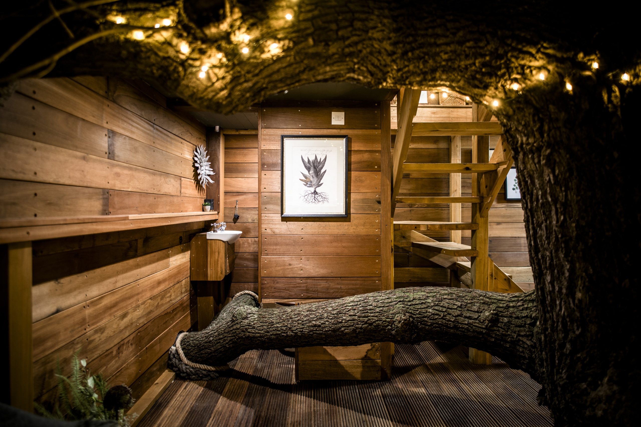 Looking towards the toilet in The Old Oak at Colemans Farm